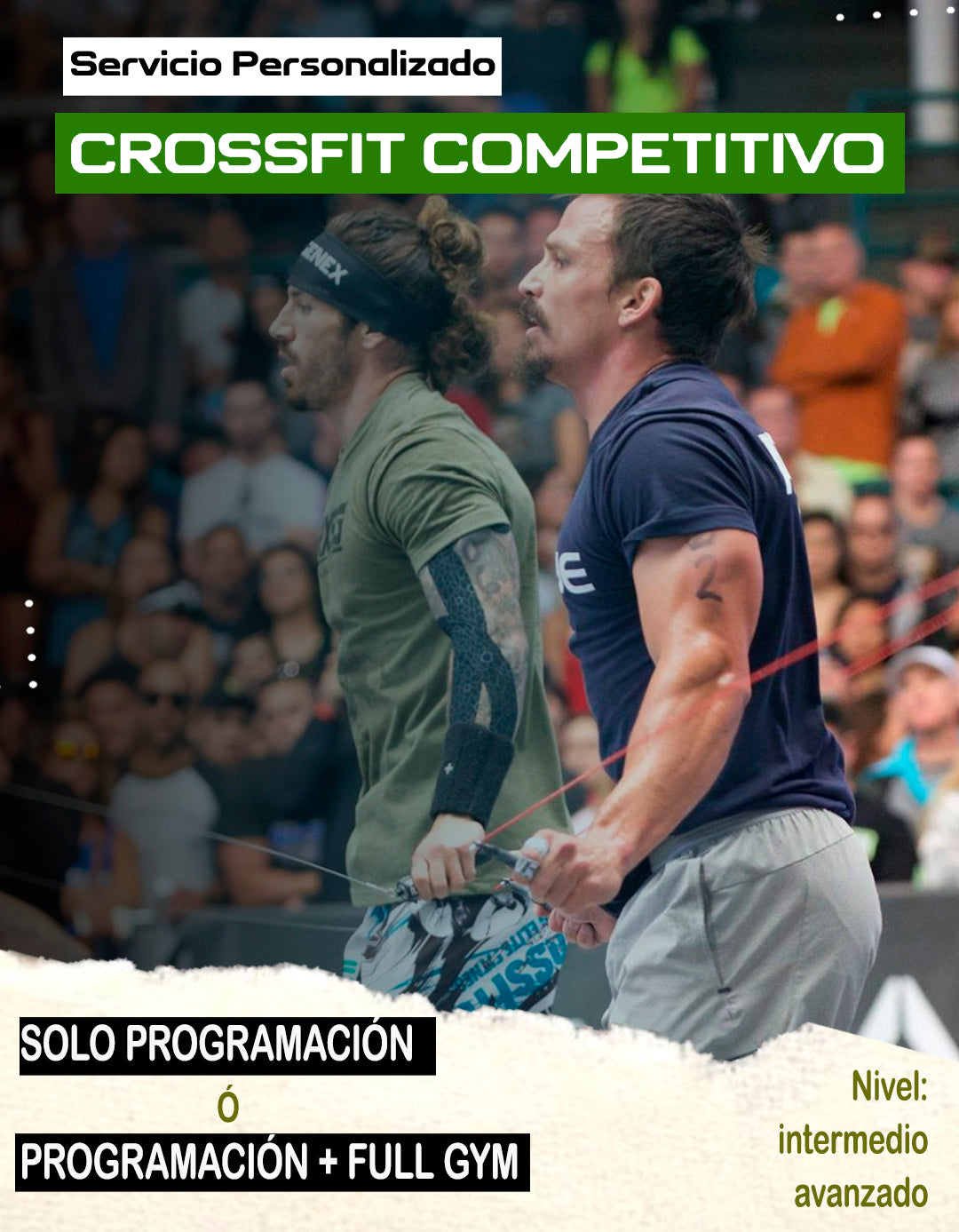 CROSSFIT COMPETITIVO:  Prepárate y rinde en cualquier competencia.